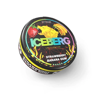 Iceberg Strawberry Banana Gum Extreme 130mg